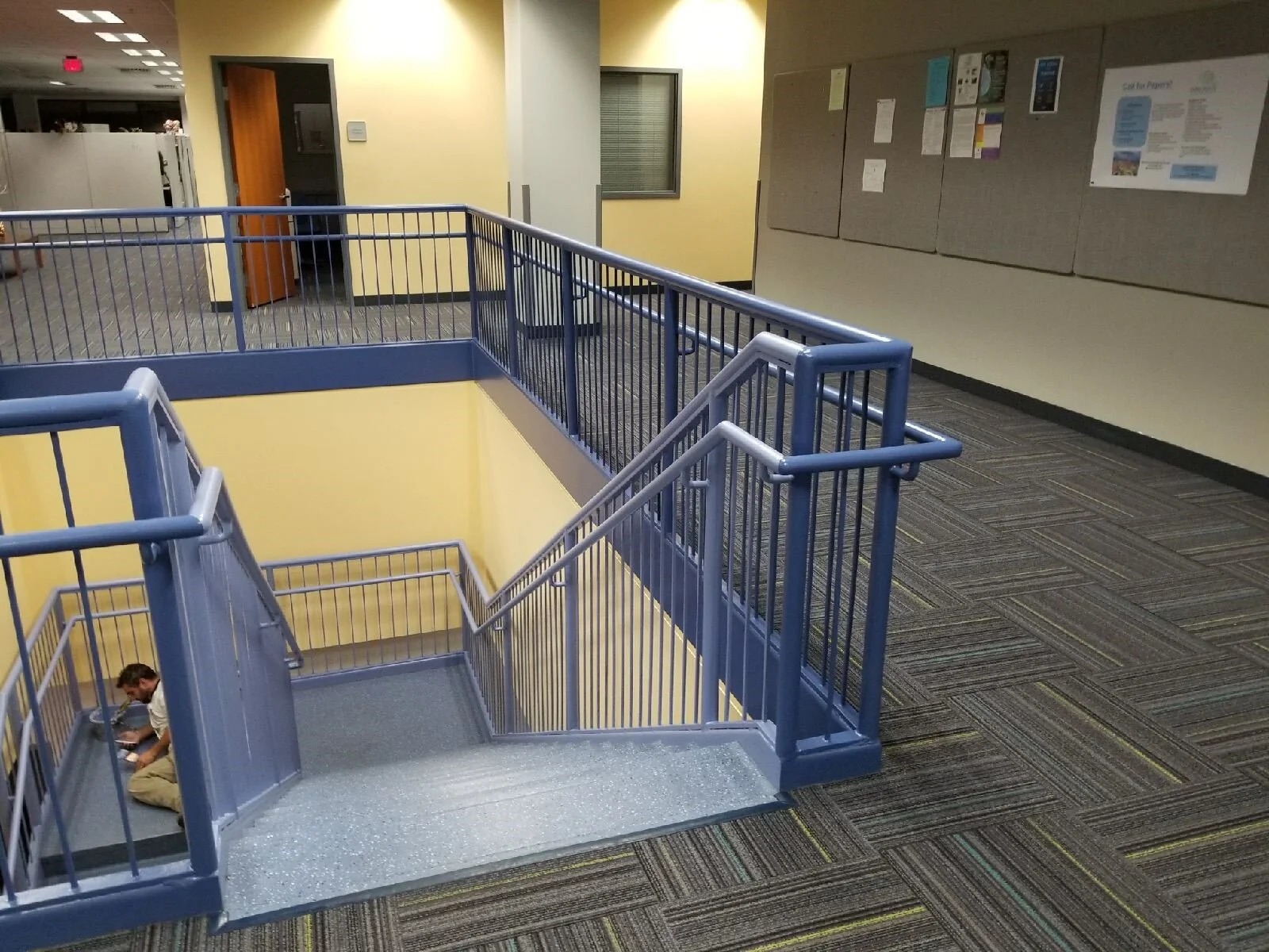 Painting Office Space Stairways
