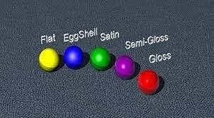 Types of paint finishes flat eggshell satin semi gloss or gloss