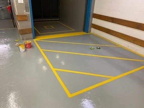 Warehouse painting maintenance and safety