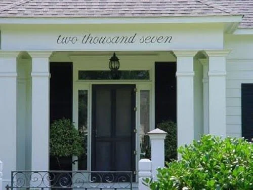 Exterior House numbers