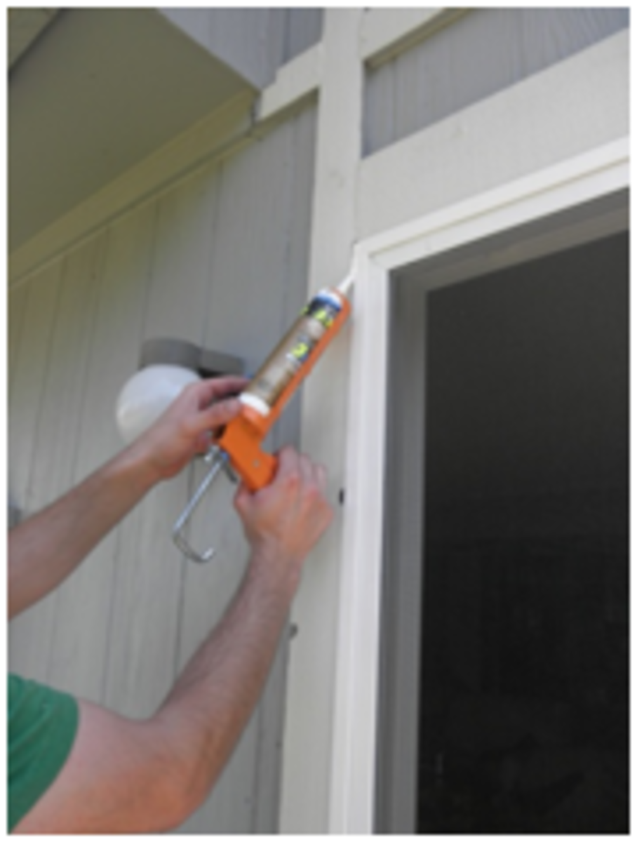 caulking outside trim