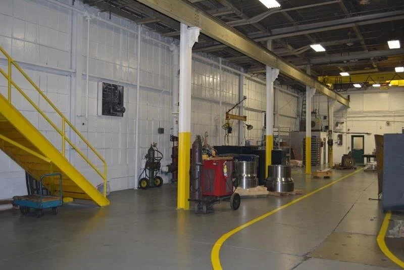 Painting warehouse for safety