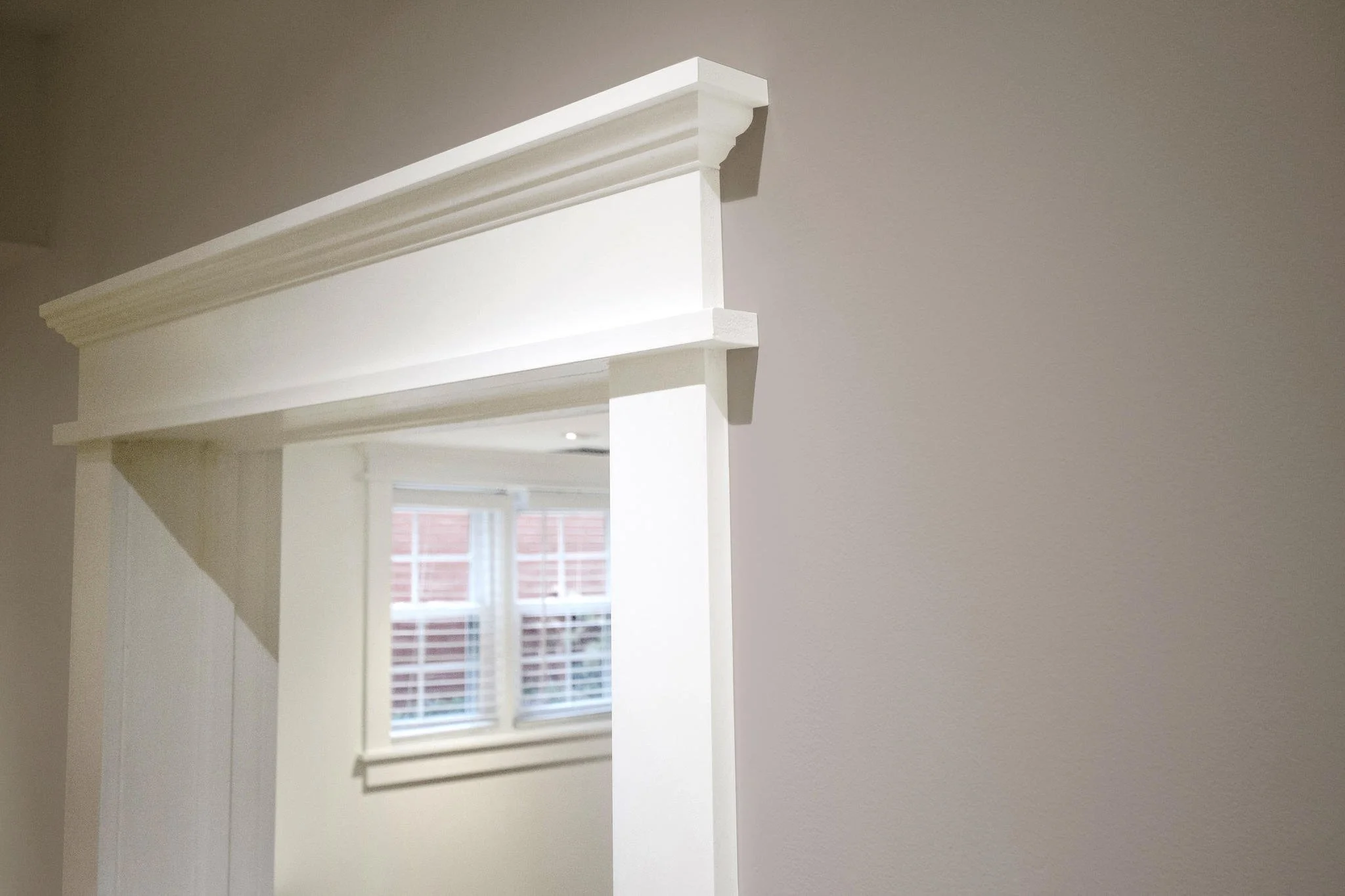Door casing painting