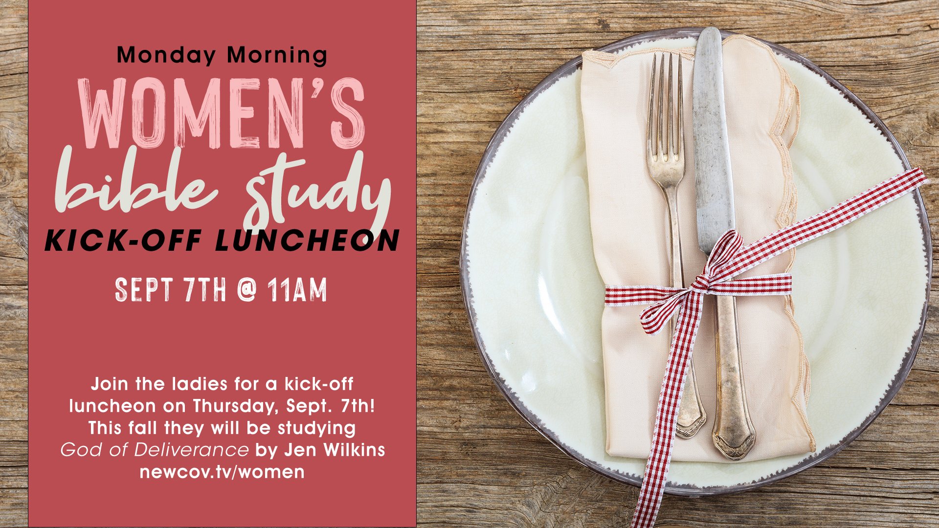 Women’s Bible Study Kick-Off Luncheon