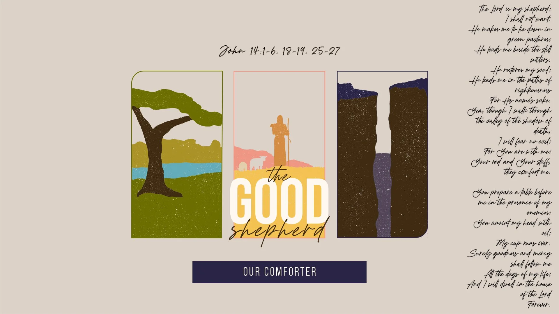 The Good Shepherd: Our Comforter