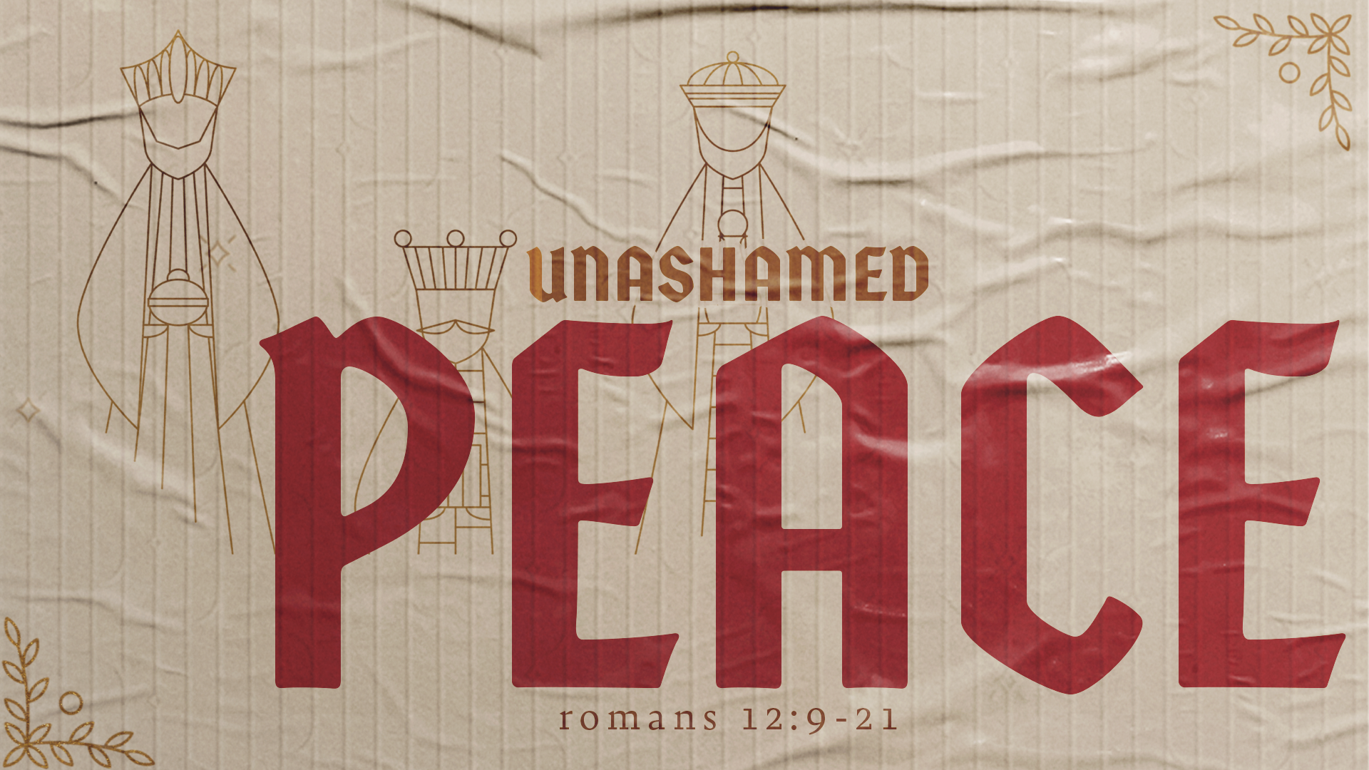 Unashamed Peace