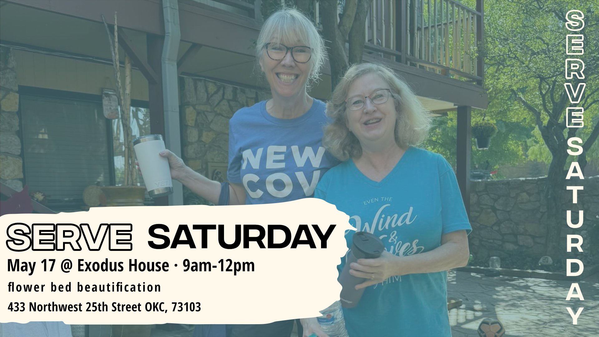 Serve Saturday at Exodus House