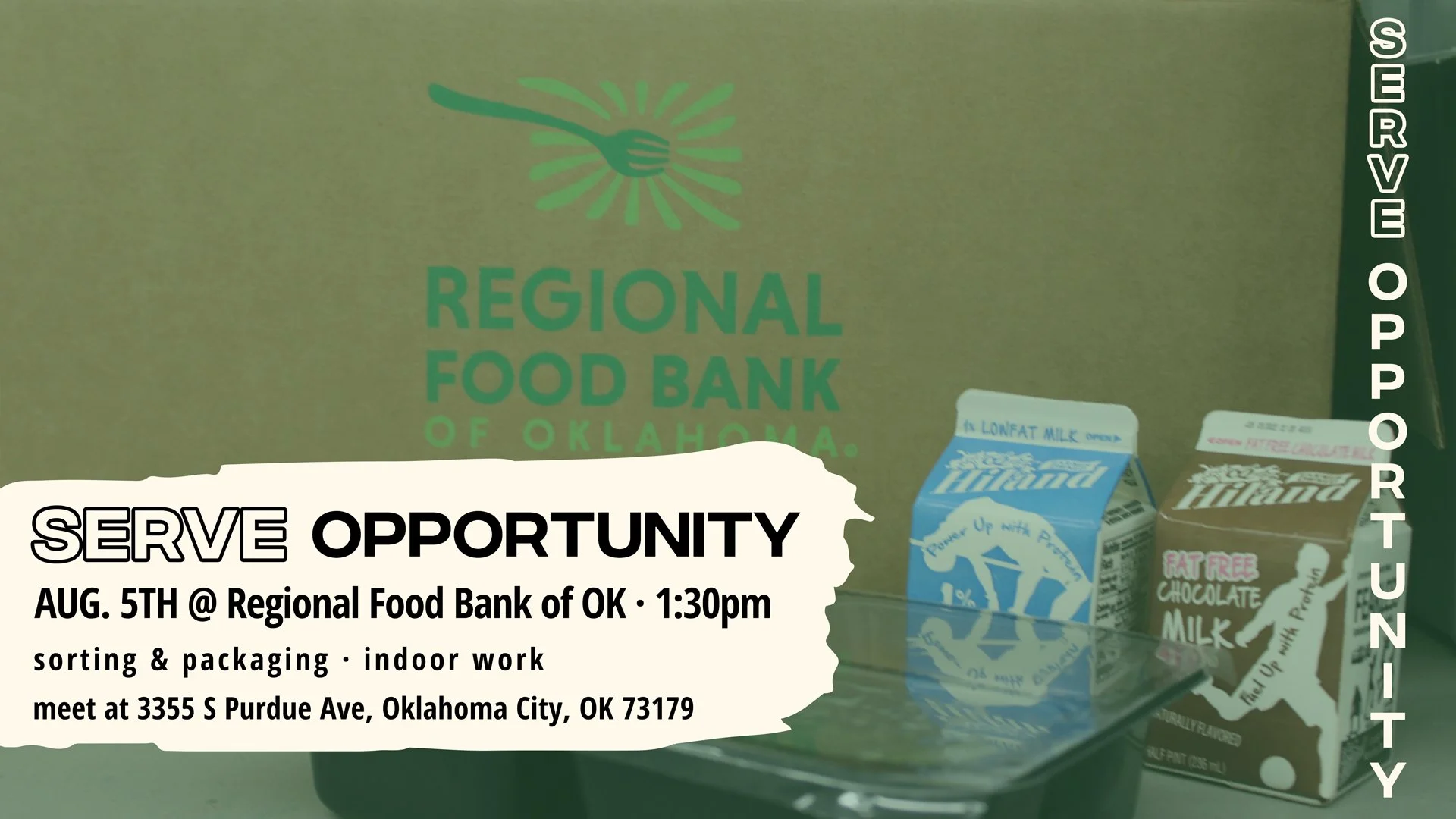Serve at Regional Food Bank of Oklahoma