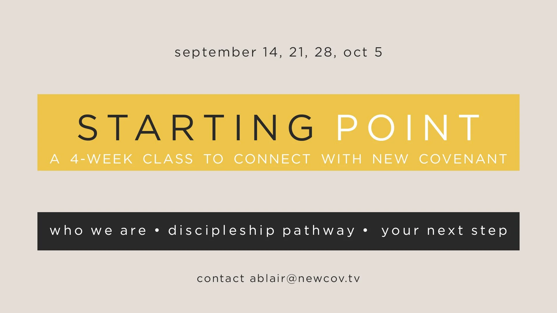 Starting Point