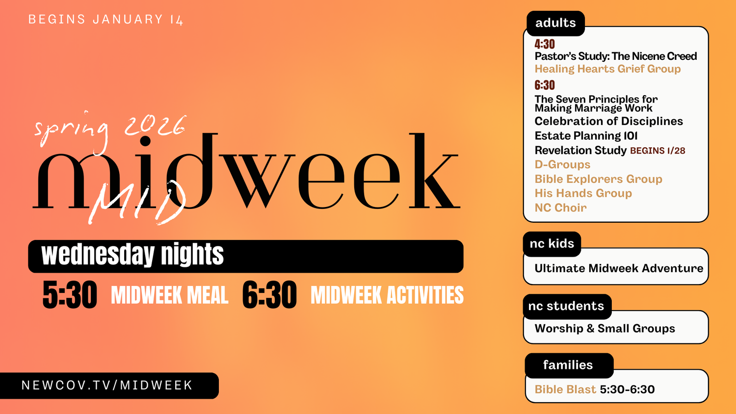 Midweek — New Covenant