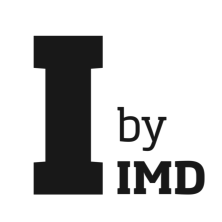 Black I by IMD logo, one of the publishers represented by Olympia Media Group.