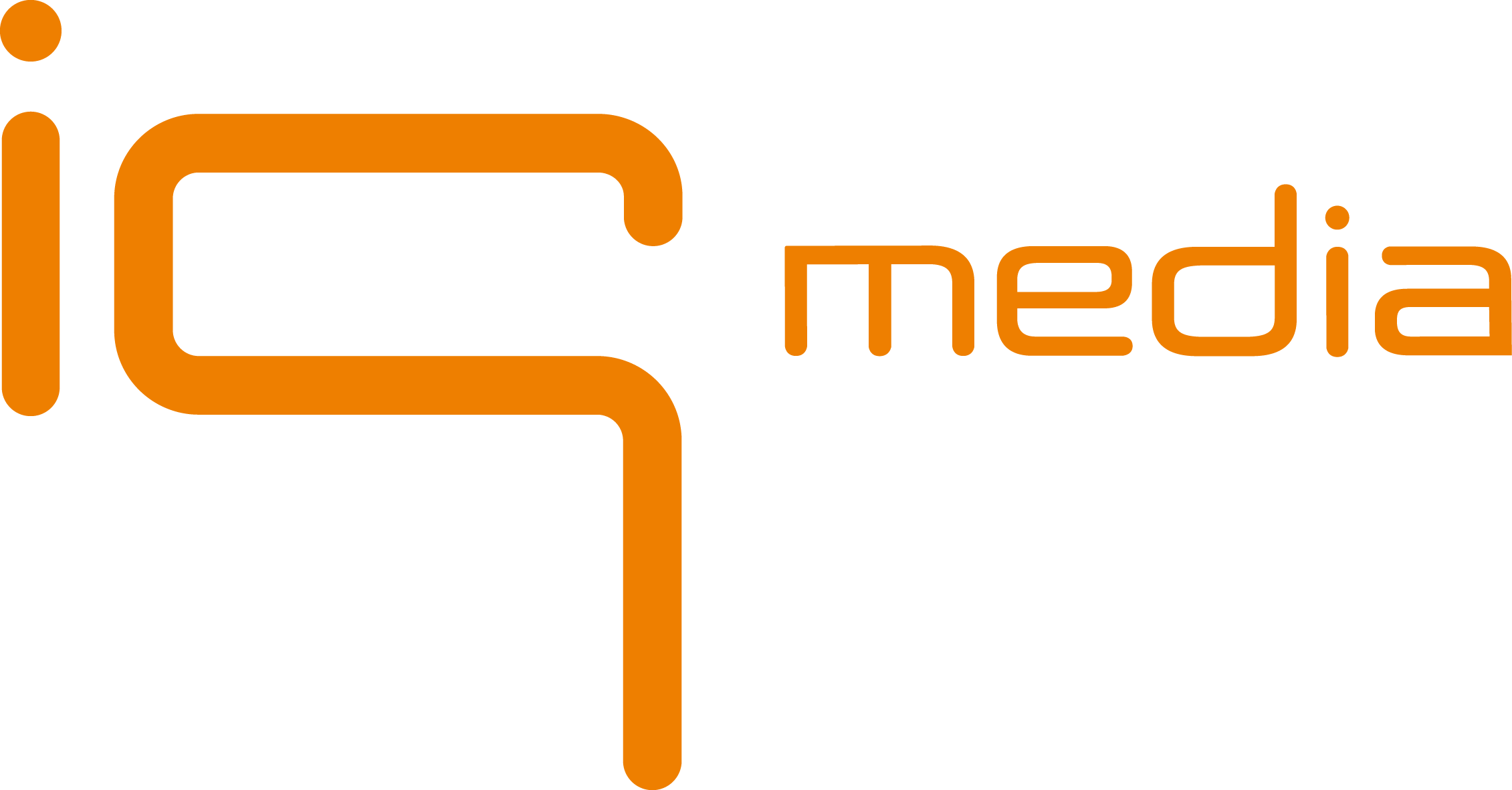 Orange IQ Media Group logo, one of the publishers represented by Olympia Media Group.