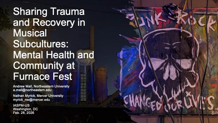 Sharing Trauma and Recovery in Musical Subcultures: Mental Health and Community at Furnace Fest