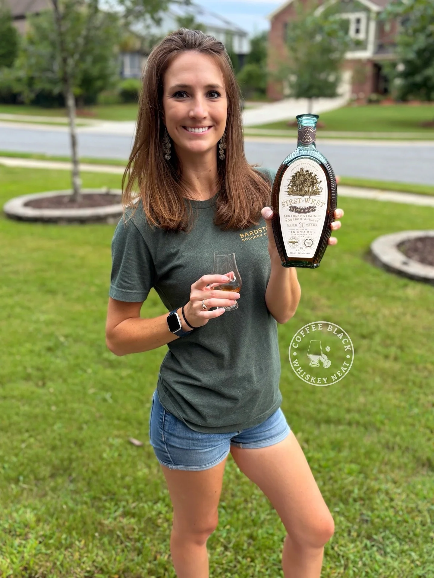 Saturday night pours with the new @15starsbourbon First West 8 yr, 100 proof bourbon. What&rsquo;s your weekend pour? 
.
.
.
#whiskey #whiskeygram #whiskeywoman #whiskeywomen #whiskeyneat #bourbon #bourbongram #bourbongirl #bourbonwhiskey #bourbonnea