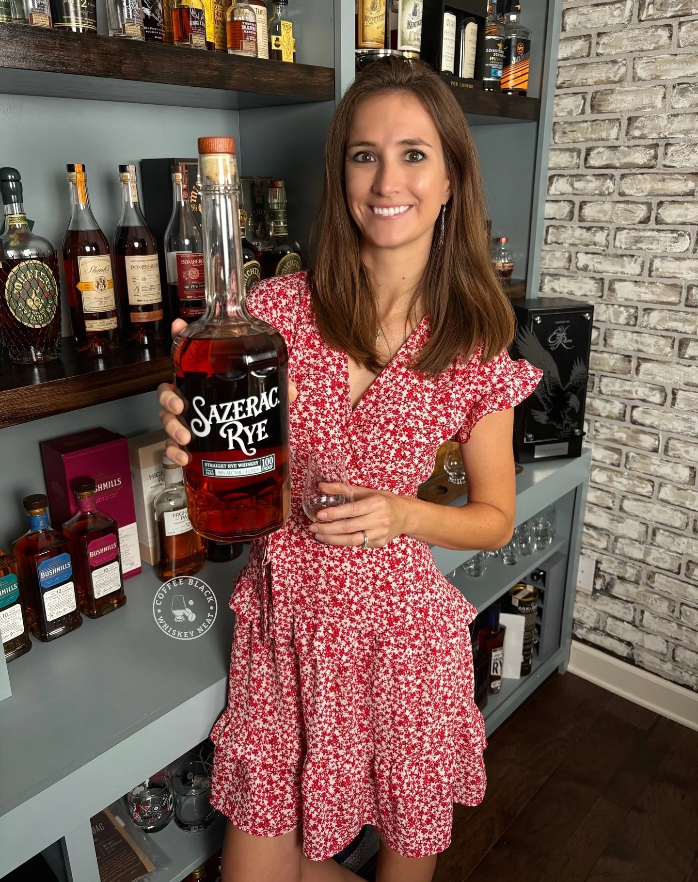 @sazeraccompanyofficial newest release is the @sazeracrye 100 proof. Cherry, whipped cream, and cinnamon graham crackers on the nose followed by strawberry, leather, and coconut on the palate with a cherry tootsie pops, green apple, and light oak fin