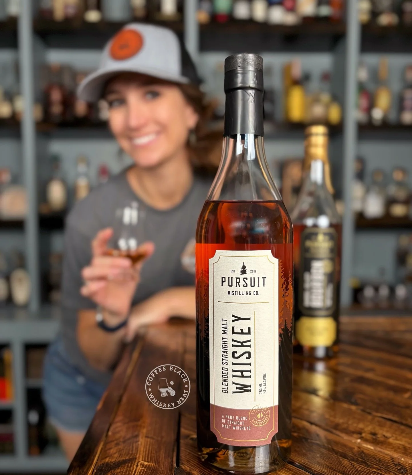 @pursuitdistillingco blended straight malt whiskey comes in at 94 proof and gives delicious notes reminiscent of a smoky blackberry cobbler. Do you have a favorite American single malt? 
.
.
.
#whiskey #whiskeygram #whiskeywoman #whiskeywomen #whiske