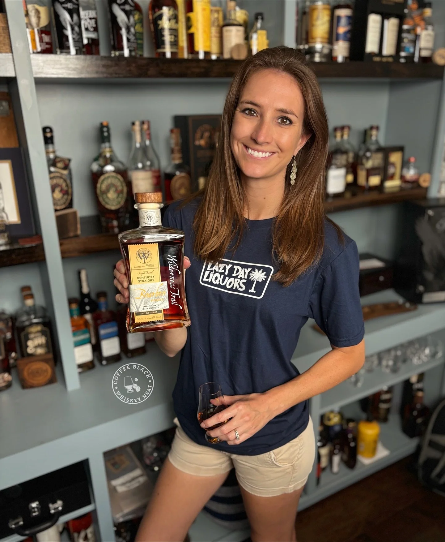 Starting the week off with a new bottle of @lazydayliquors pick of @wildernesstraildistillery family reserve cask strength bourbon. This 5 yr, 2 month bourbon is 108.4 proof and gives notes of red licorice, all spice, and glazed donuts on the nose fo