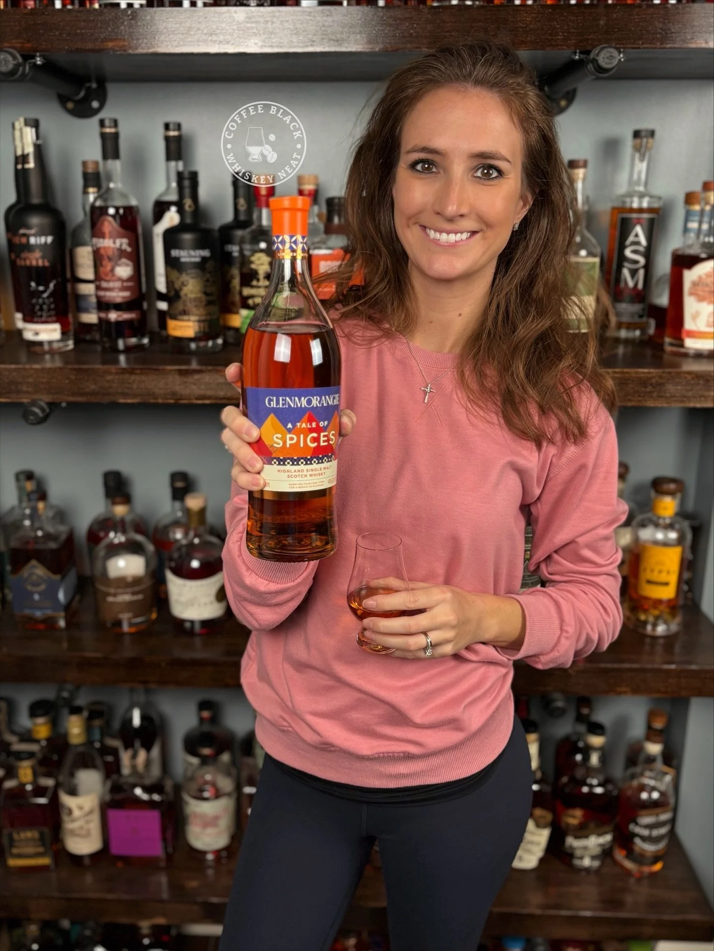 Sunday funday with something a little different tonight. The new @glenmorangie release, Tale of Spice, is a 92 proof highland scotch that is aged in a combination of Moroccan red wine French oak casks, new charred oak casks, shaved and toasted red wi