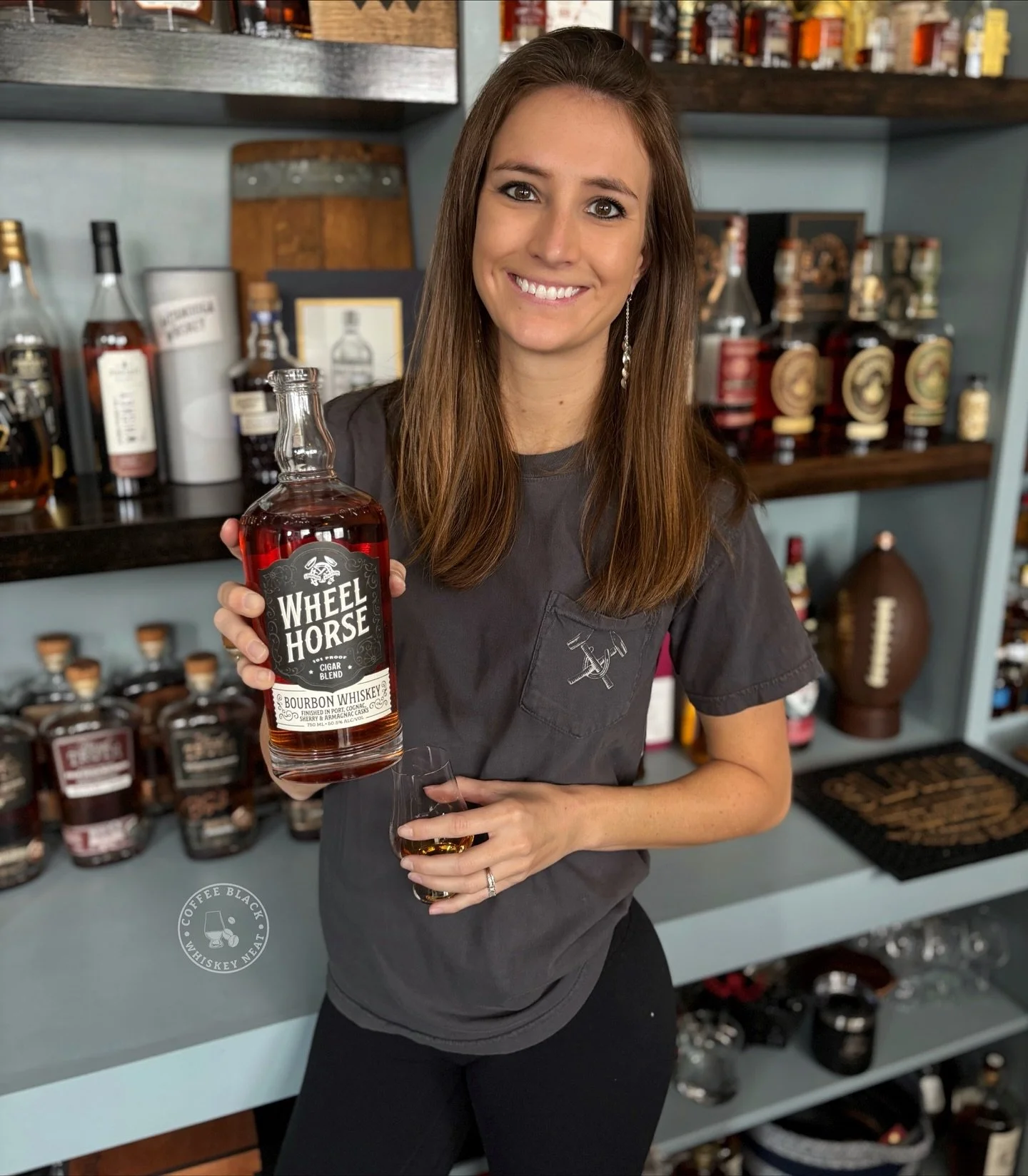 @wheelhorsewhiskey 2025 Cigar Blend is a 5 yr KY bourbon finished in port, cognac, sherry, &amp; Armagnac casks at 101 proof gives notes of fig newton, palmier cookies, dark raspberry jam, &amp; tobacco. How are you closing out the weekend? 
.
.
.
.
