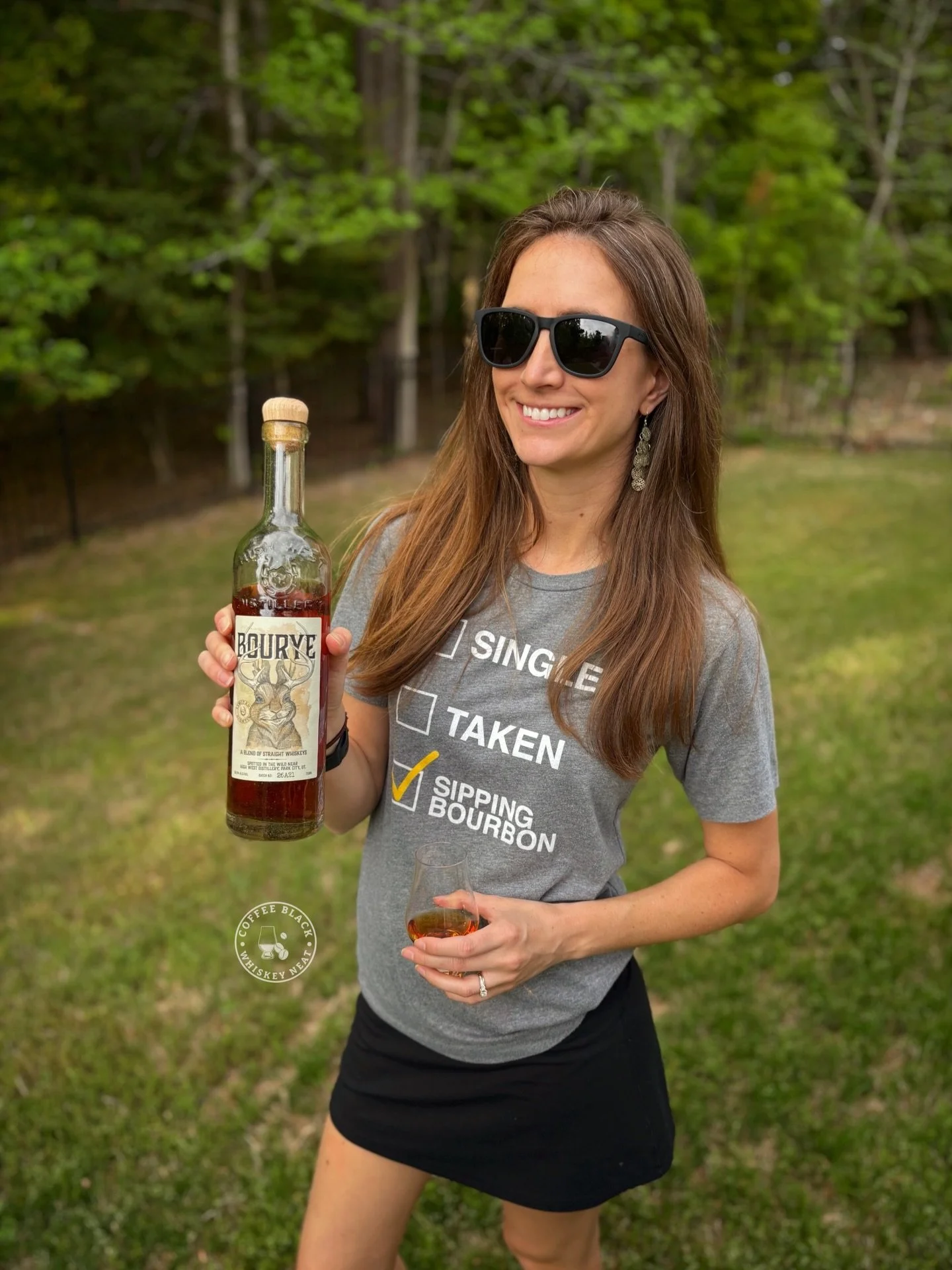 It&rsquo;s a Bourye kind of night @drinkhighwest . Have you ever had a bourbon and rye blended whiskey? 
.
.
.
#whiskey #bourbon #rye #getoutside #coffeeblackwhiskeyneat