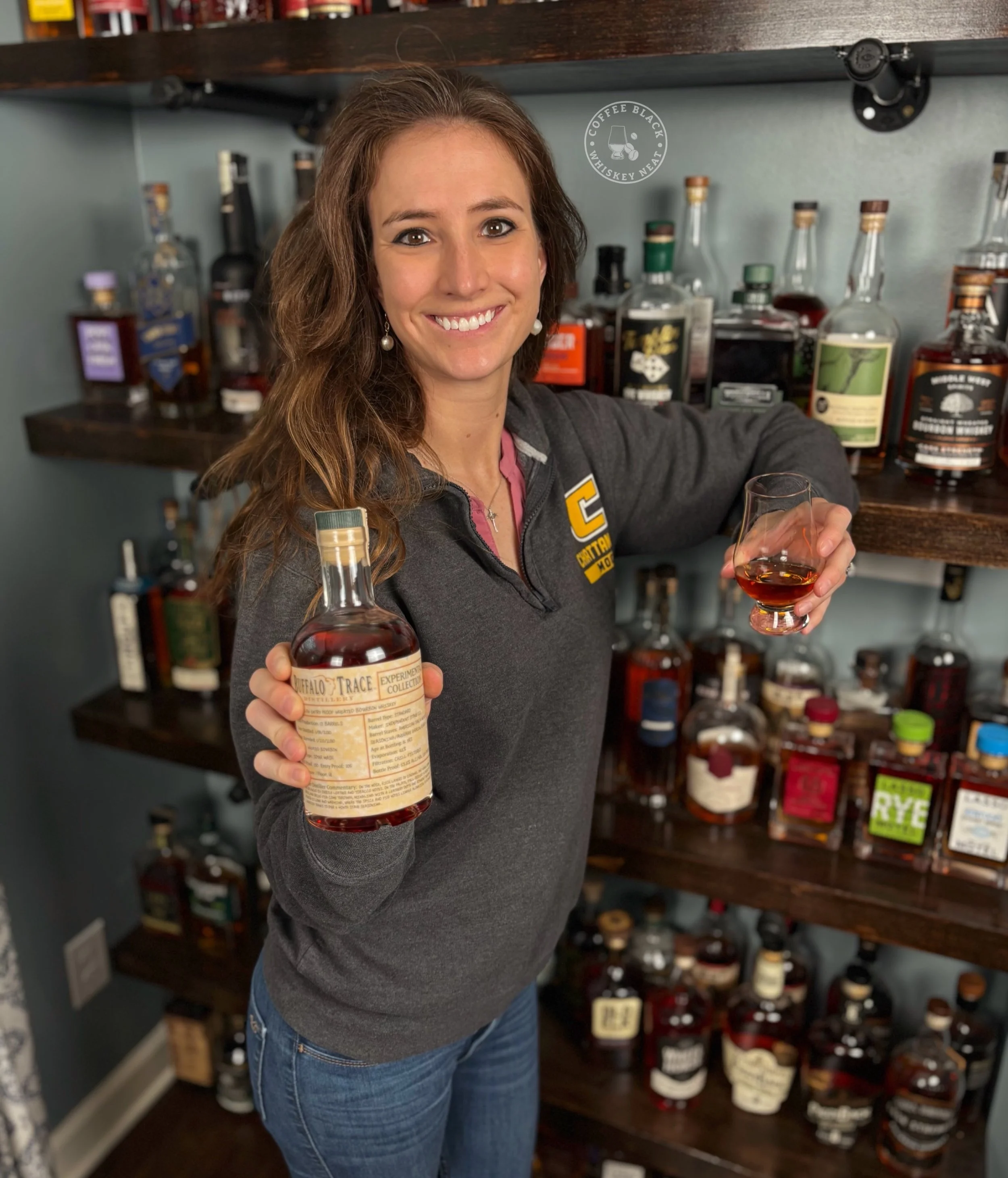 The 28th release of @buffalotracedistillery experimental collection is this 13 barrel blend of low entry proof 15 yr wheated bourbon at 107 proof. The nose brings notes of toffee bits, dried raspberry, and tobacco followed by oak, cinnamon, and cherr