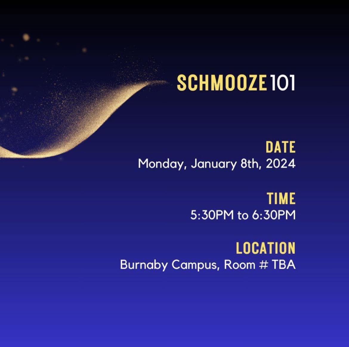 Schmooze 101
