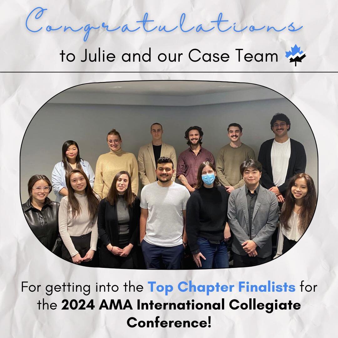 The case team has made it as a 2024 finalist for the AMAICC! 

Congrats to Julie and the case team💙

#BCITMA #BCIT #case #amaicc