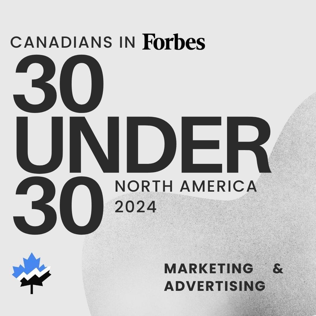 Canadians are making their mark on the world stage! 🇨🇦🎇

Here are five Canadians who made it to the Forbes&rsquo; 30 under 30 list 2024 under the Marketing and Advertising category! #bcitma #marketing