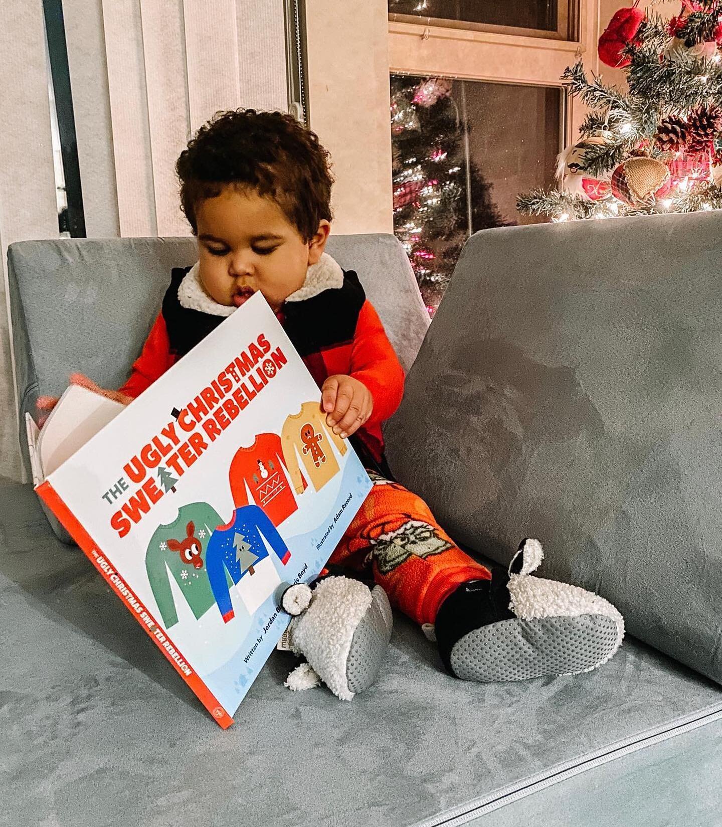 Absolute cuteness overload!! ❤️💚

What better book to kick off the holiday reading tradition than our Ugly Christmas Sweater Rebellion!! 🎄

You can still get a copy of our book this holiday season at one of our retailers. 👆🏾Click on our bio link 