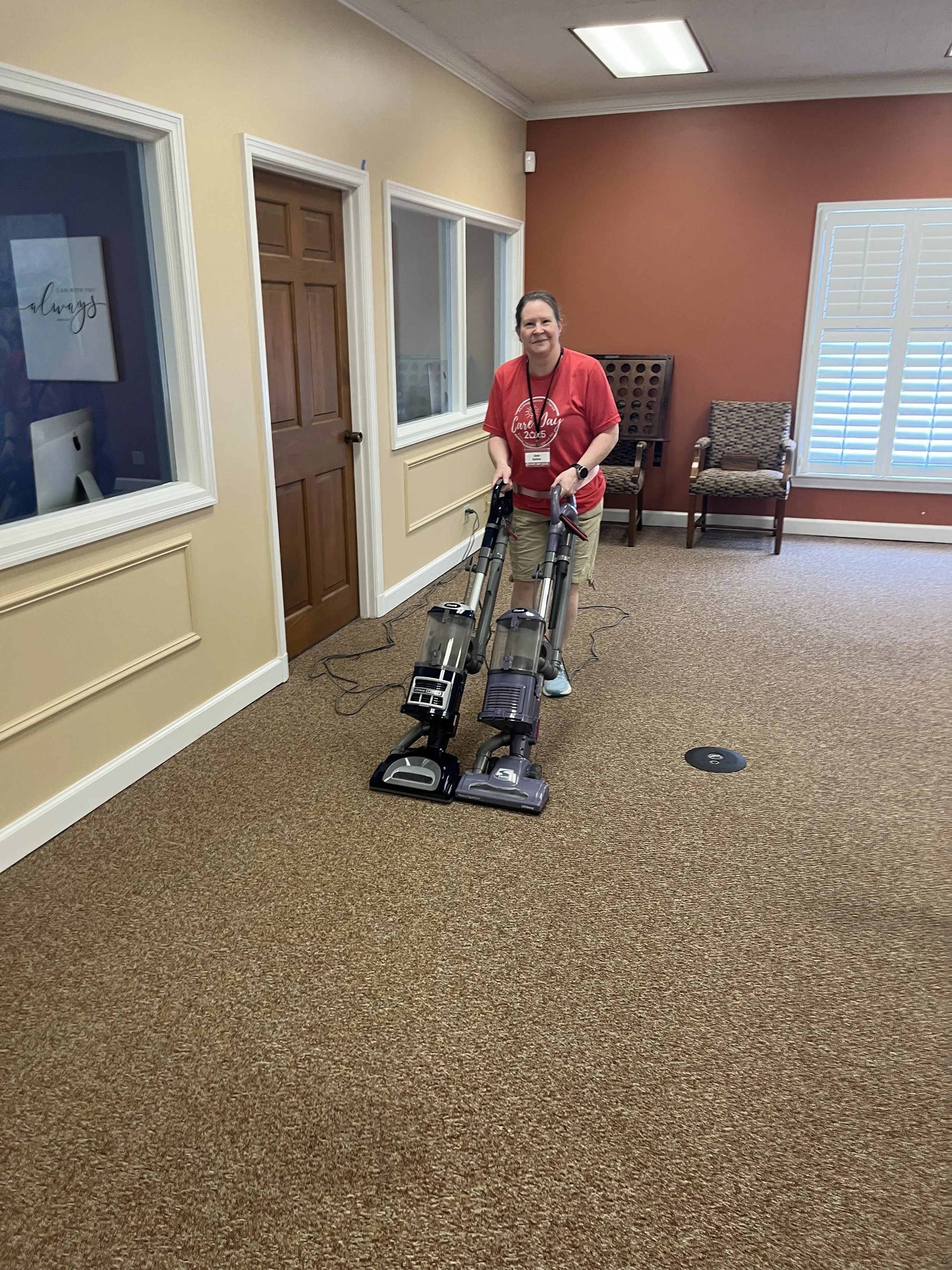 Cleaning the Building!