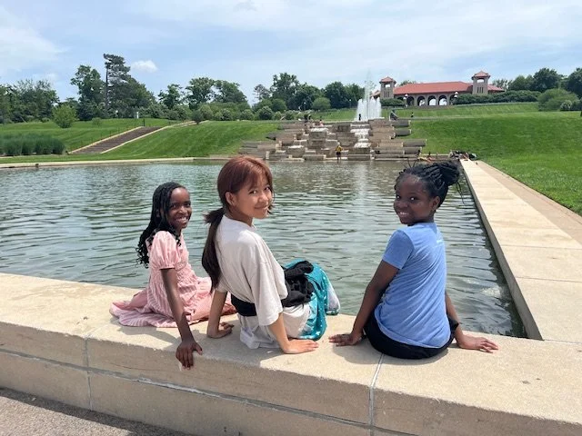 CFNA kids at Forest Park with Door2Door group