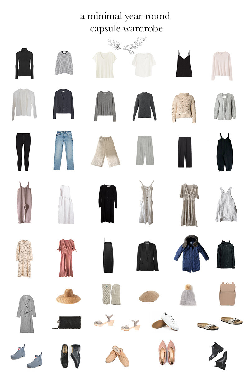 A minimalist year round capsule wardrobe — Jessica Rose Williams