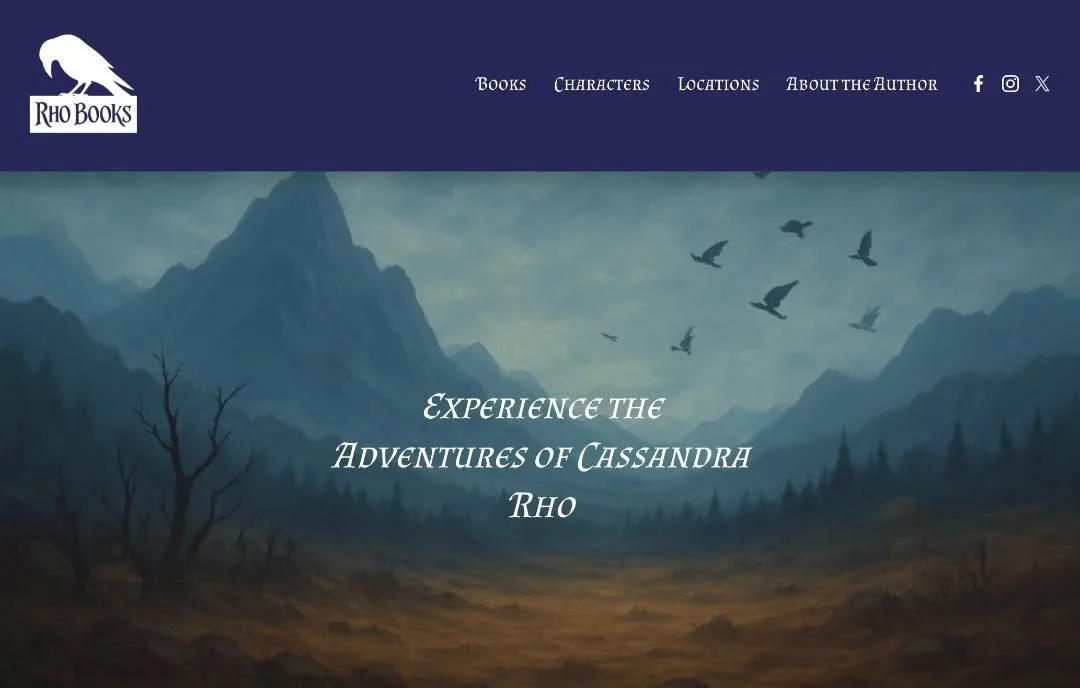 New launch alert! 

Right before Christmas, we launched this new site created for local NRV author Phillip Martin who has a growing series of books. On the website you can learn about the characters and explore the locations featured in the stories, 