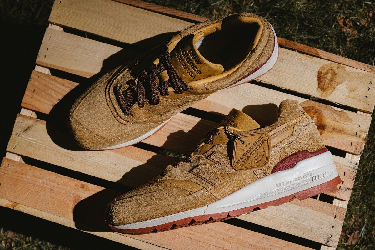 Red Wing Shoes x New Balance M997RW Photo Editorial