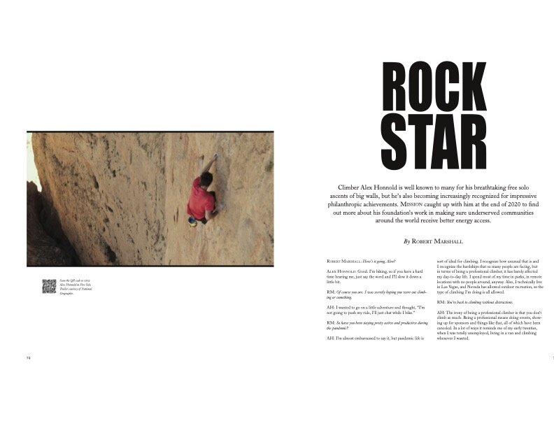 Rock Star: An Interview With Alex Honnold