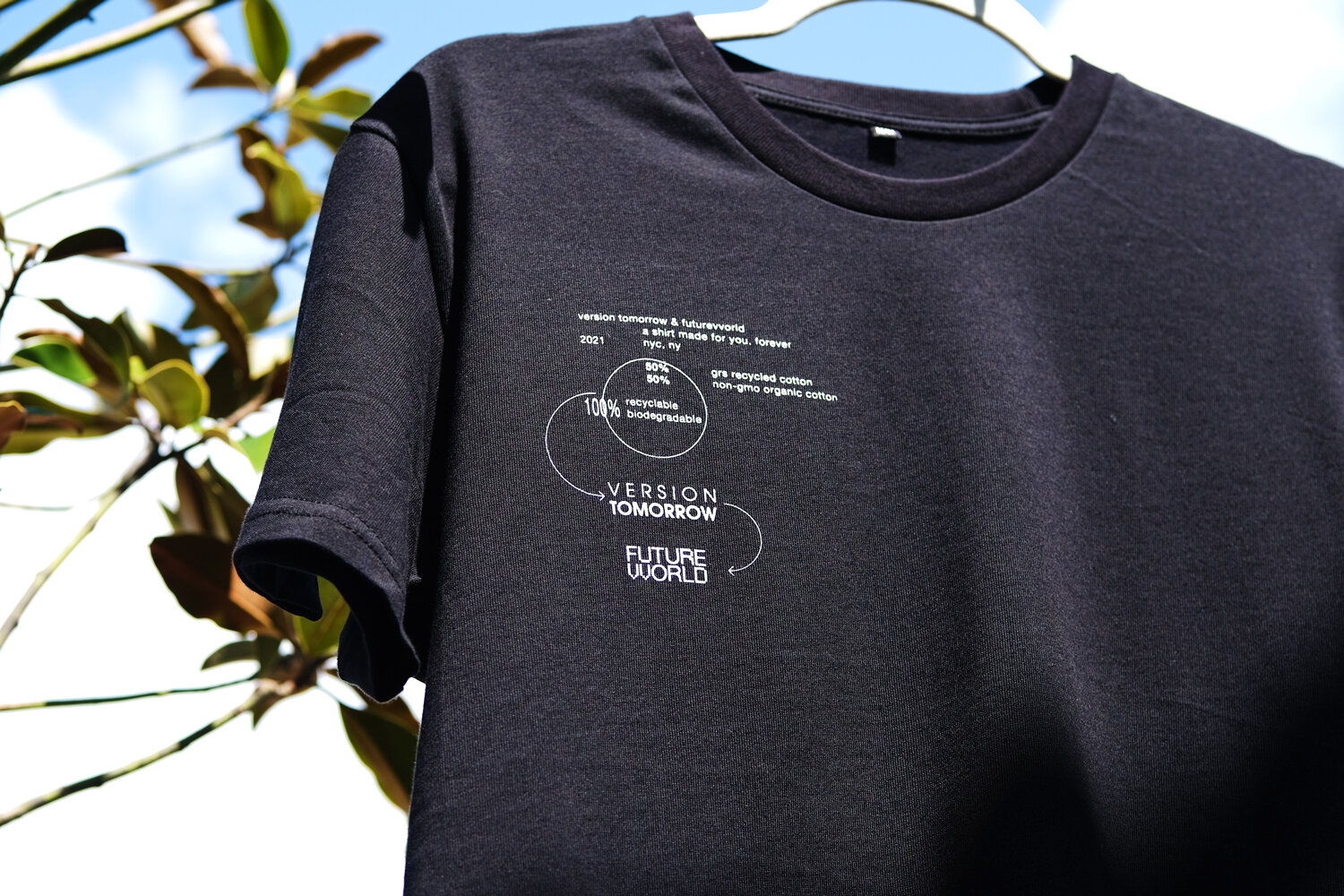 The FUTUREVVORLD x Version Tomorrow Earth Day Tee Challenges Streetwear To Be More Eco-Conscious