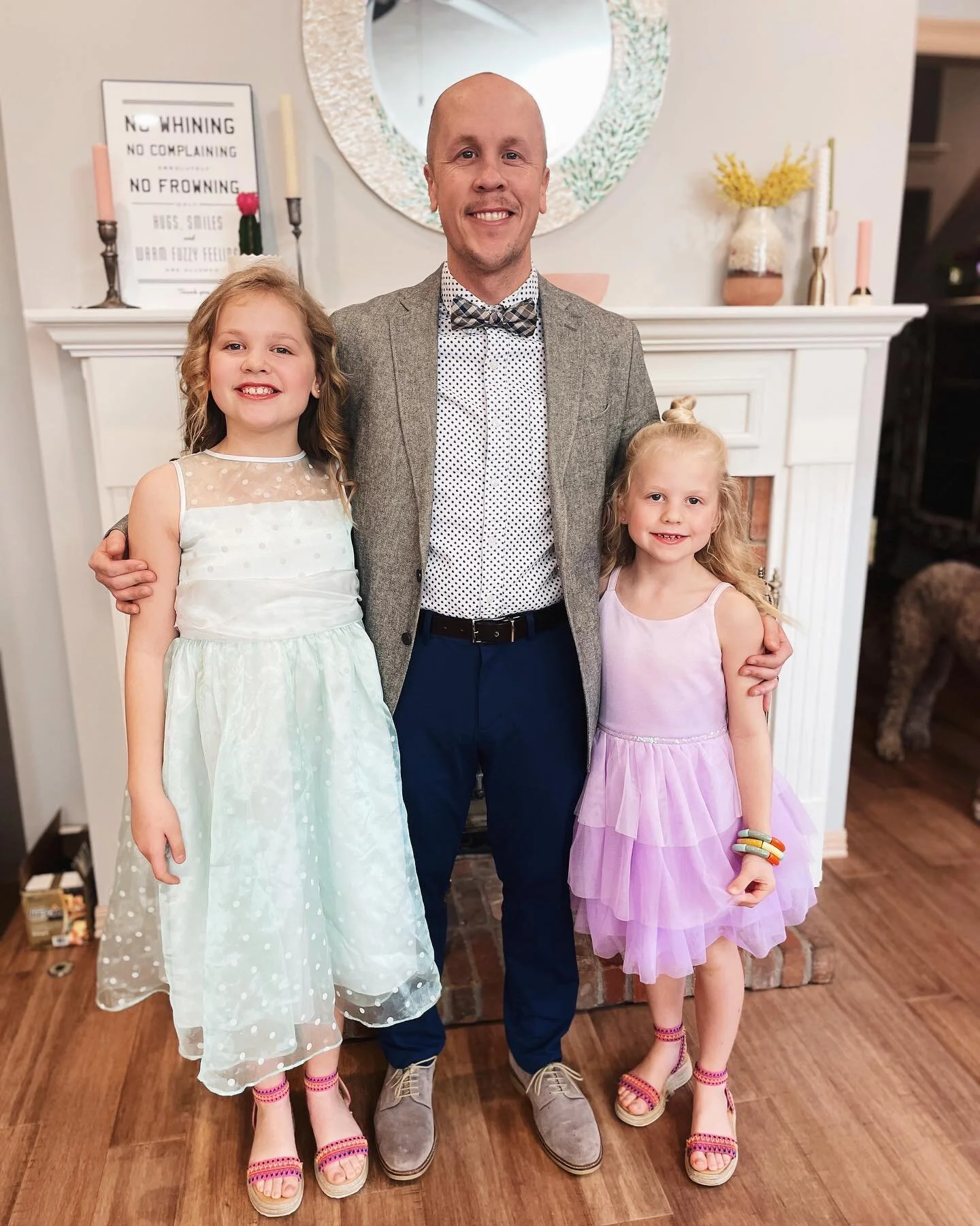 Daddy &amp; Daughter dance tonight. 🪩💃🕺❤️💥