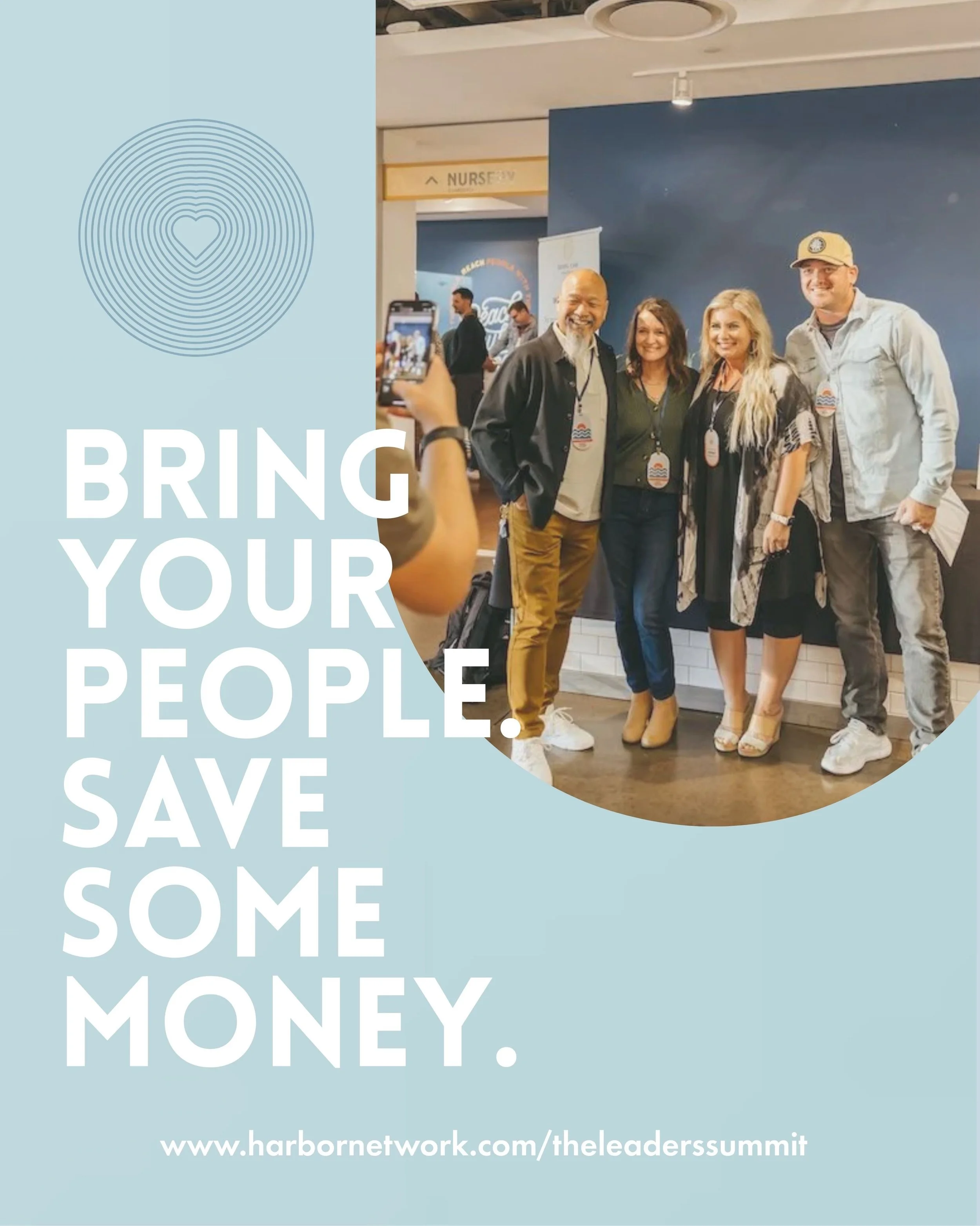 Bring your people. Save some money.
We&rsquo;re offering a group discount for Leaders&rsquo; Summit 2026!

When you register 4 or more people, every regular-priced ticket in your group gets $50 off.

Bring your team. Bring your friends. Bring your sp