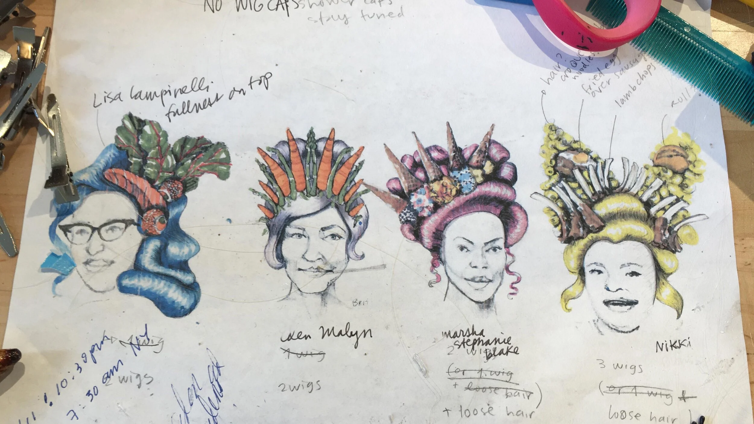 Sketches by Jessica Ford