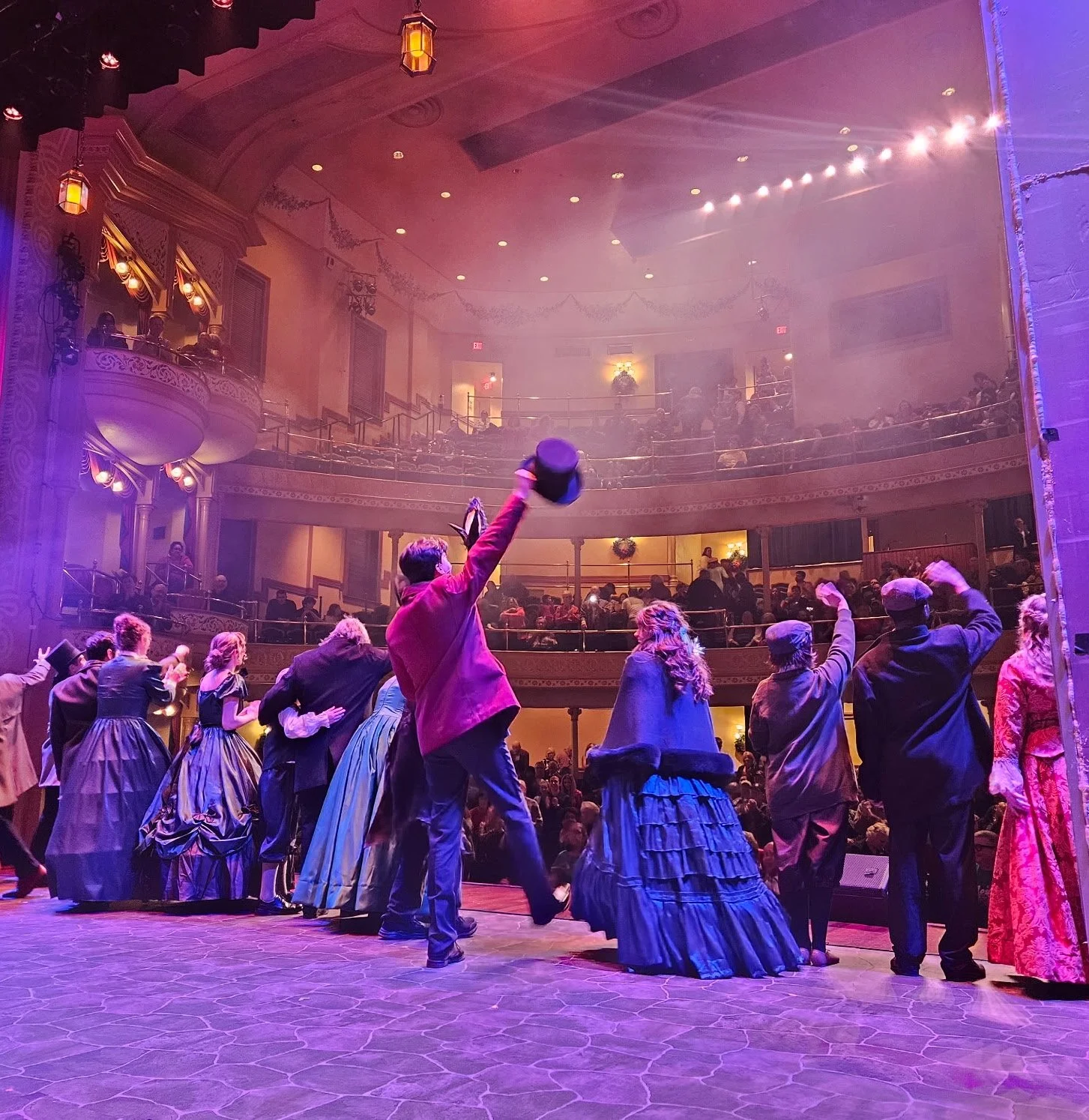 Jarrett Bloom as 'The Ghost of Christmas Present' on the National Tour of "A Christmas Carol" (2025) 