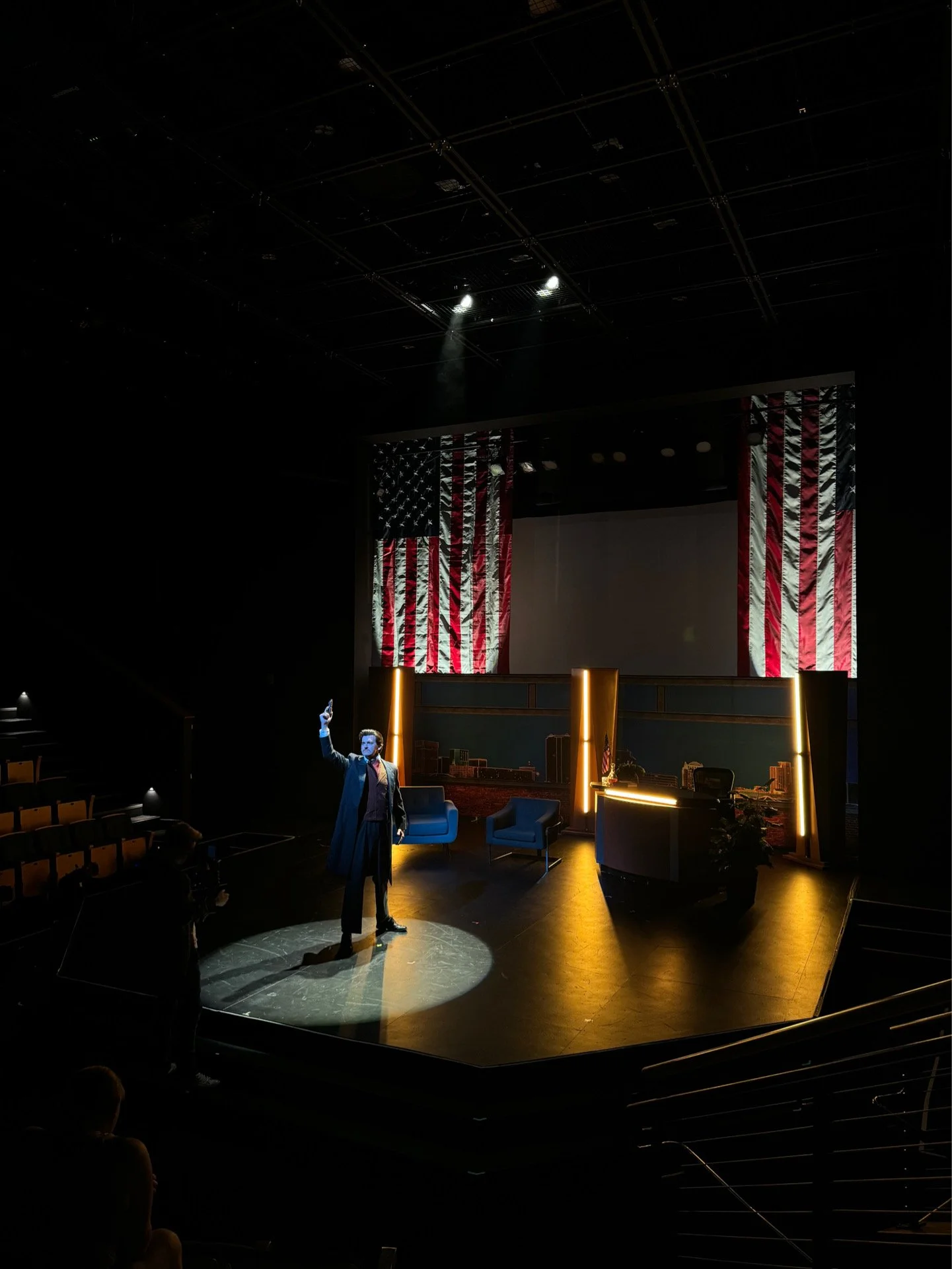 Jarrett Bloom as John Wilkes Booth in Assassins at the Zeiders American Dream Theater with Full Circle Productions (2026) 