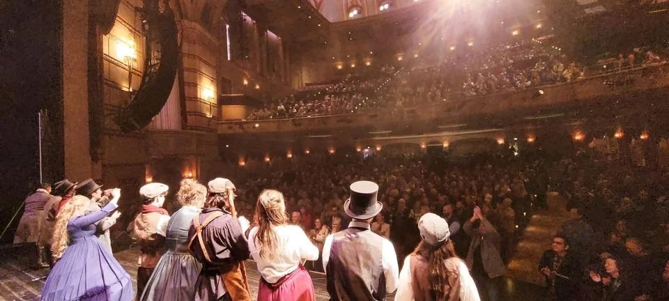 Jarrett Bloom as 'The Ghost of Christmas Present' on the National Tour of "A Christmas Carol" (2024) 