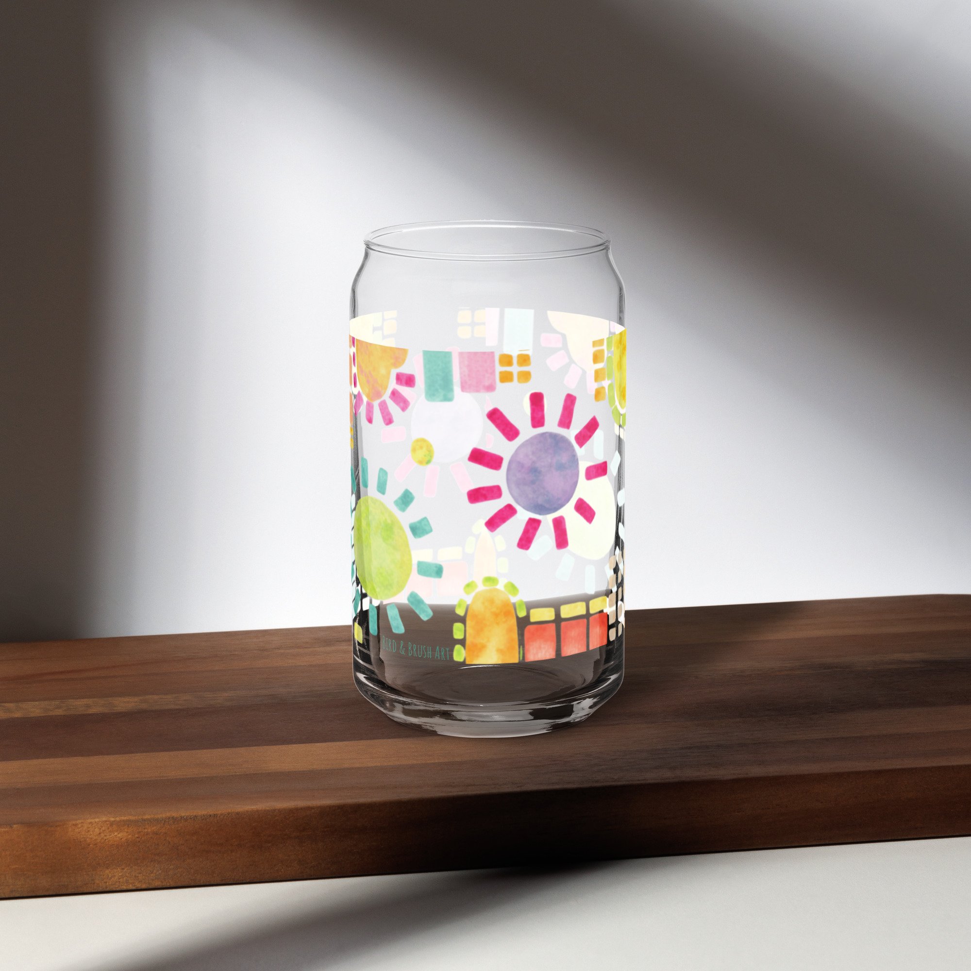 'Neon Sun' Glass