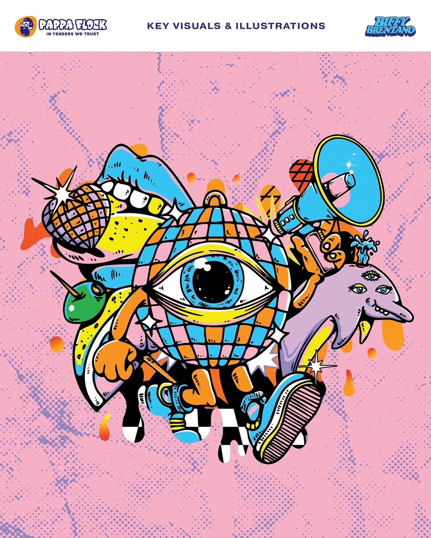 I&rsquo;ve been lucky to work alongside the architects at @mccartneydesign on their @pappaflock restaurant rollouts this year. To date we have completed 6 locations between NSW and QLD.
The project began with creating a suite of illustrations and key