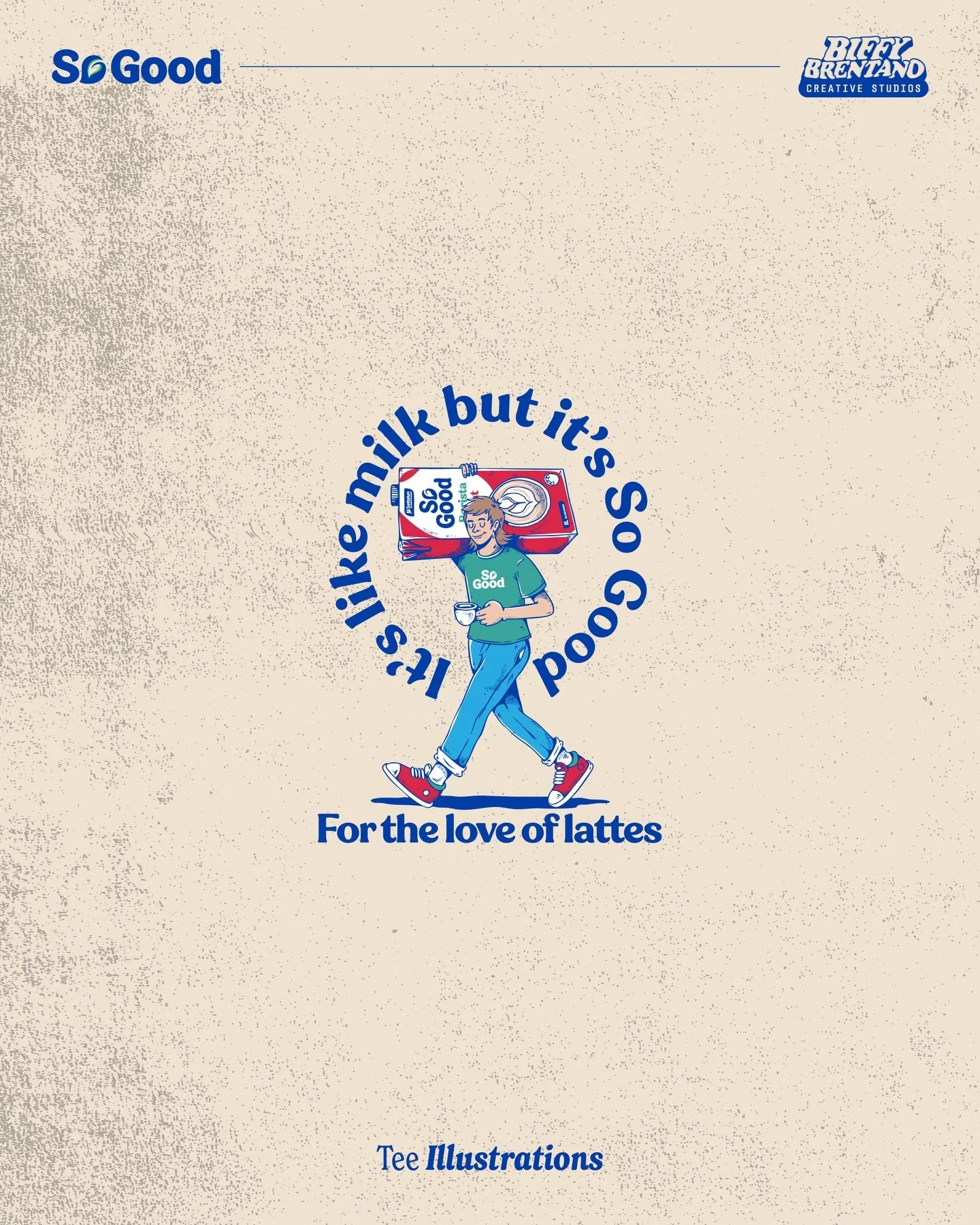 Tee illustrations for @sogoodanz