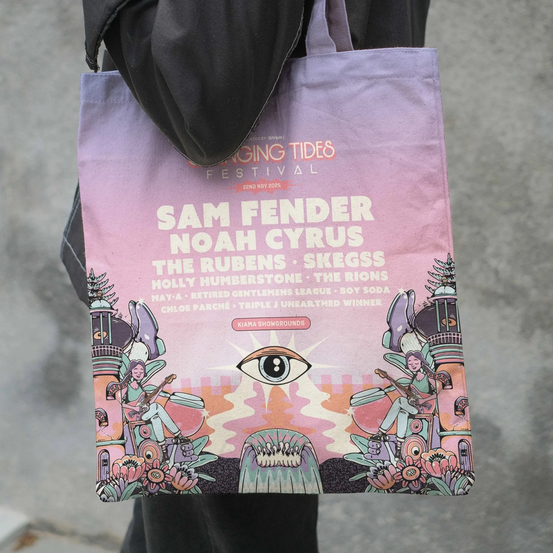 Changing Tides Festival Tote bag Biffybrentano