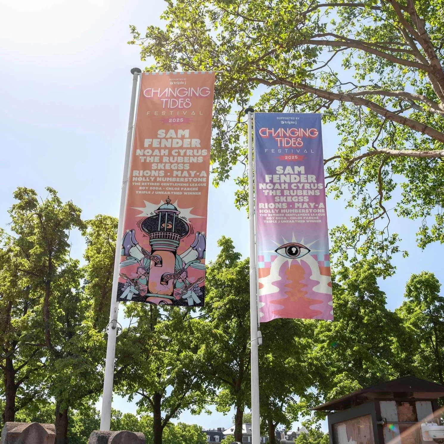 Changing Tides Festival Flags Biffybrentano