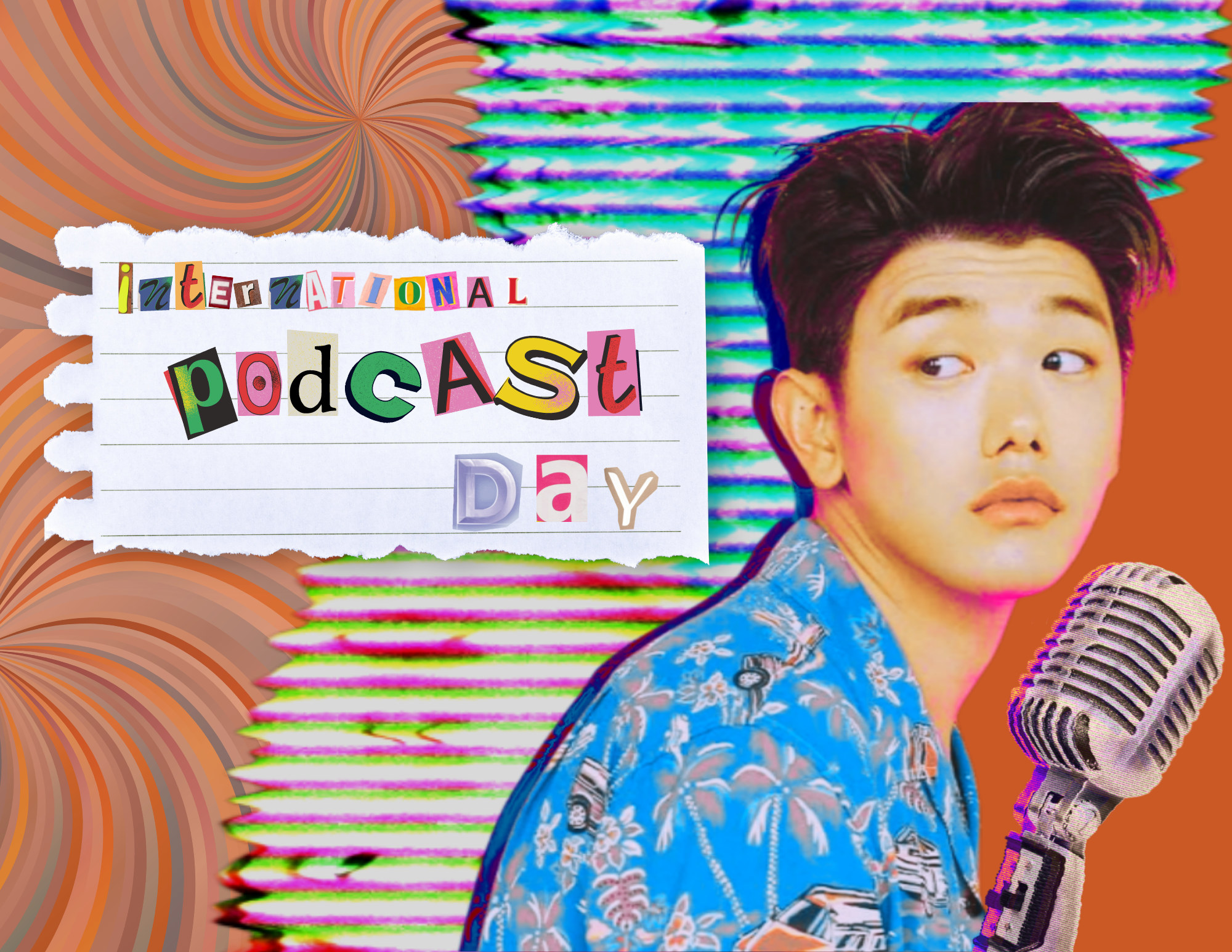 Graphic featuring Eric Nam by Raenna Aldabe