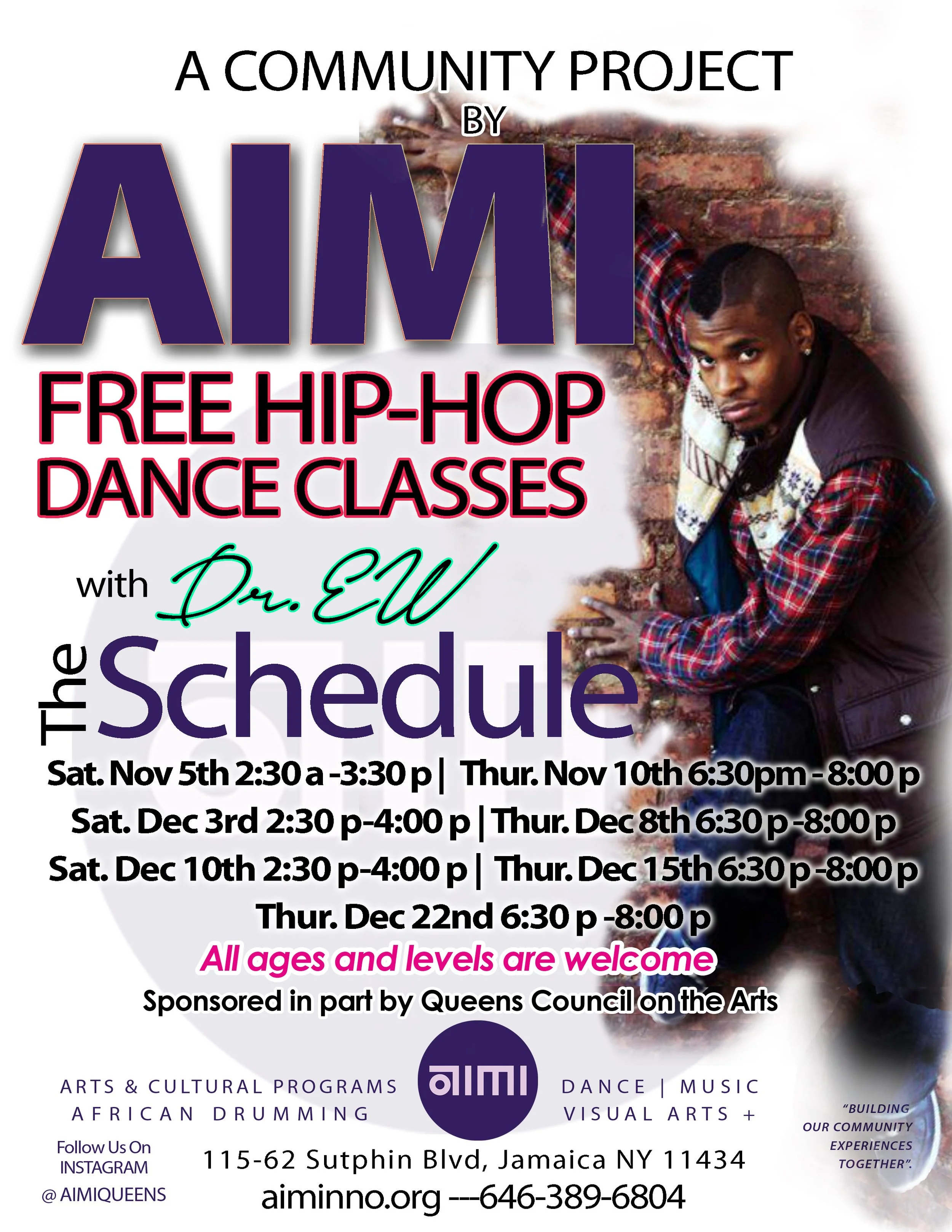 Free Hip Hop Dance Class with Dr. Ew