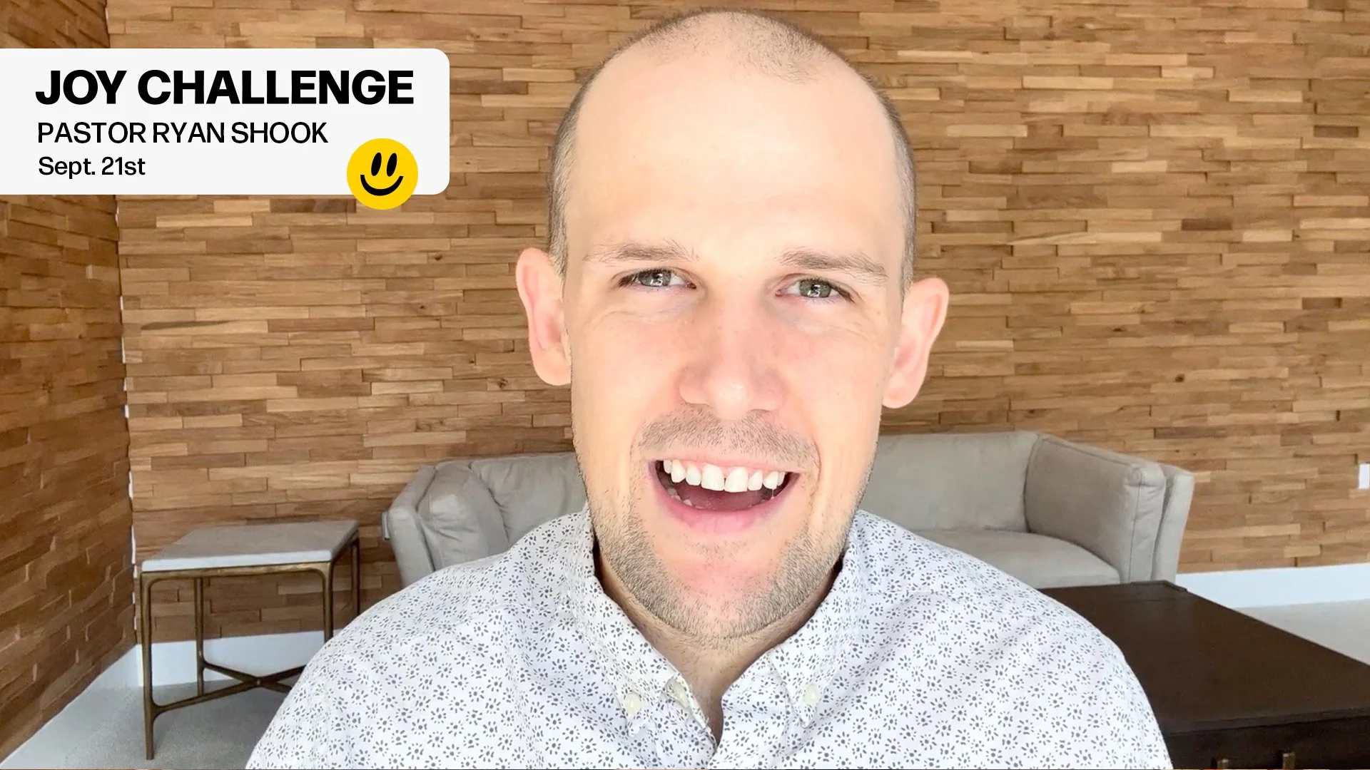 Joy Challenge Video Devotional - Day 3: Pastor Ryan Shook